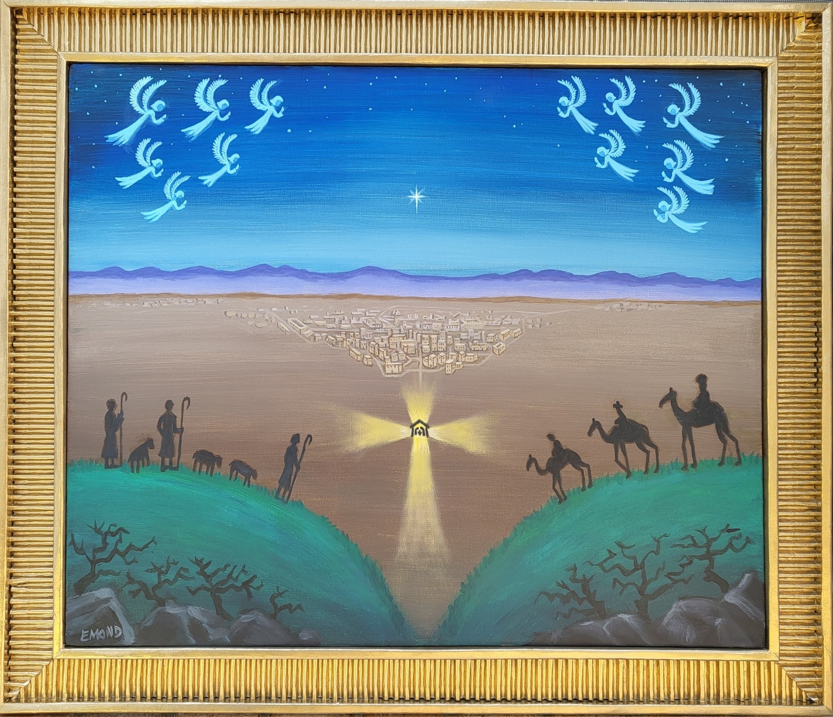 Nativity Cross V (Framed)